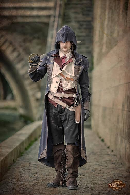  Assassin's Creed Unity Arno Victor Dorian Cosplay Costume2360 :  Clothing, Shoes & Jewelry