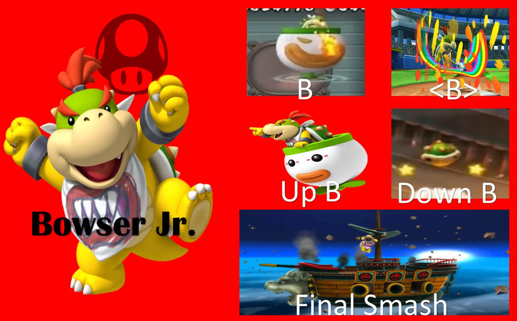 Smash Ultimate Bowser Jr. Guide - Moves, Outfits, & More
