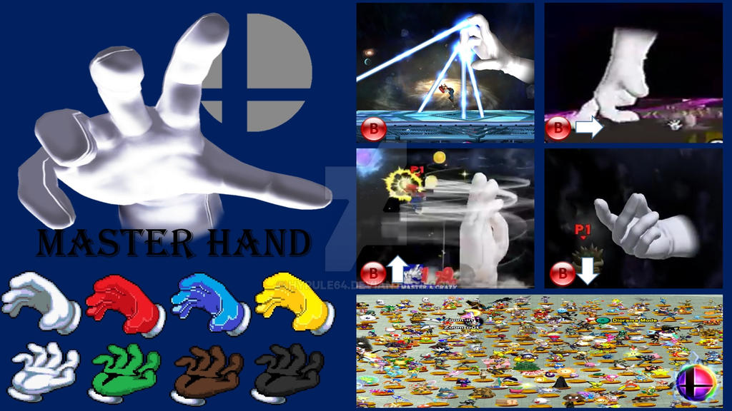 Master Hand Super Smash Bros. Fan Moveset by Hyrule64 on DeviantArt