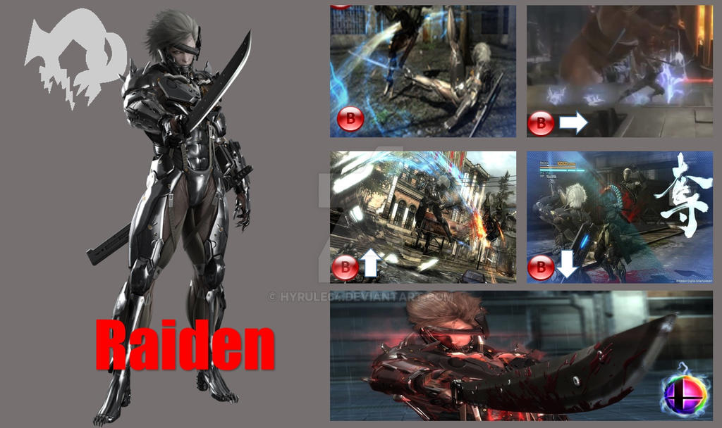 Raiden (Metal Gear Rising) [Super Smash Bros. Ultimate] [Mods]