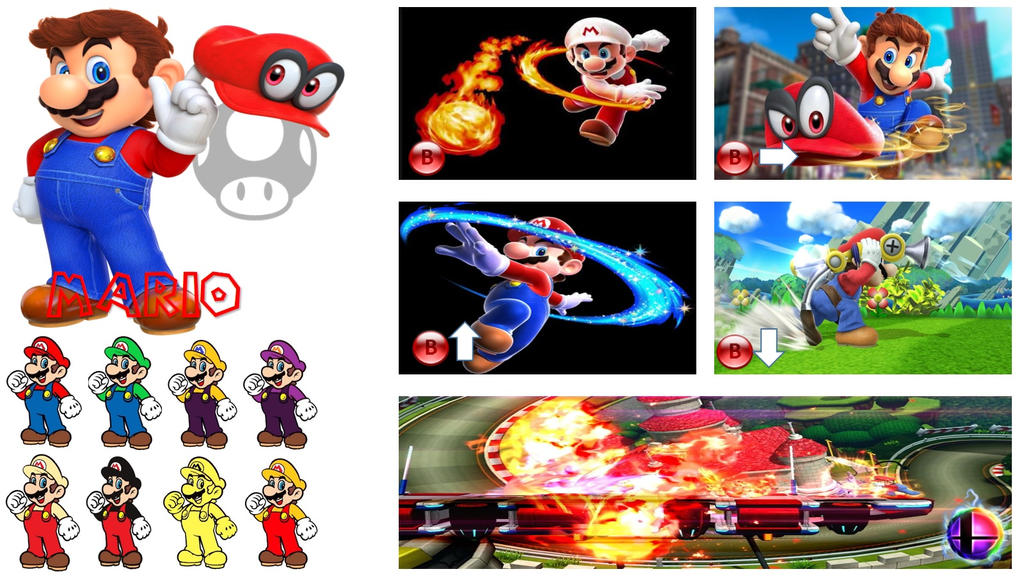 Character Move Set Mario (Revamped) Super Smash Bros. Moveset by Hyrule64 on DeviantArt