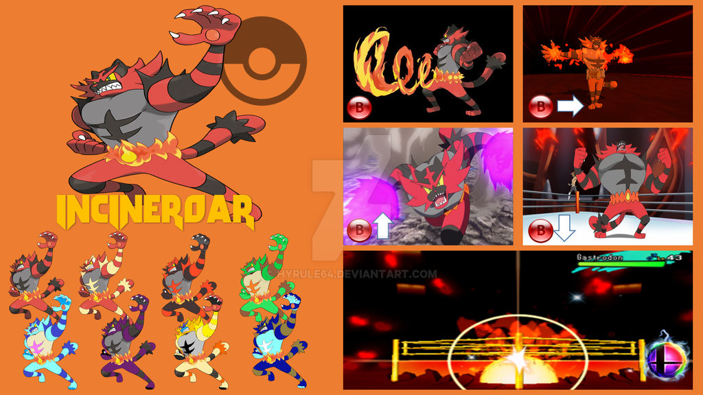 Meta Incineroar Move Set Incineroar Super Smash Bros Moveset by Hyrule64 on DeviantArt