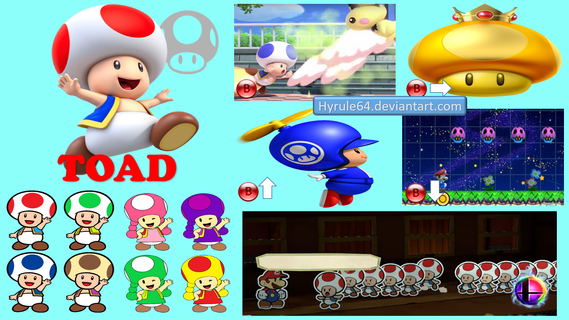 Toad Smo Toad Super Smash Bros Moveset by Hyrule64 on DeviantArt