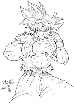 Migatte no goku i Son Goku - Lineart