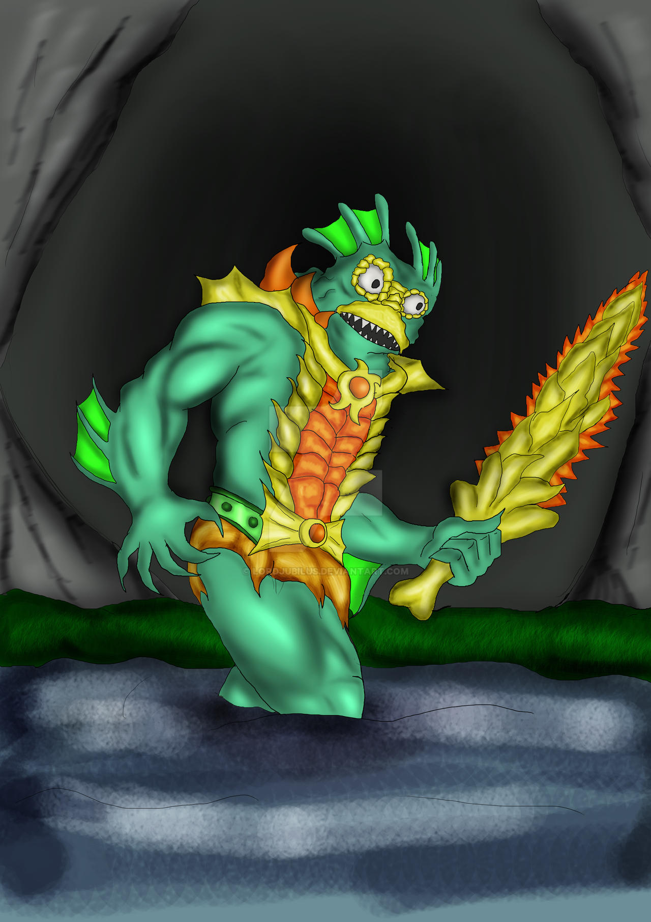 Merman Merchant Merman by Lordjubilus on DeviantArt