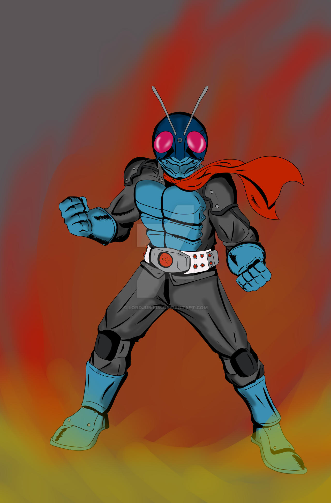 Very First Kamen Rider Kamen Rider The First by Lordjubilus on DeviantArt