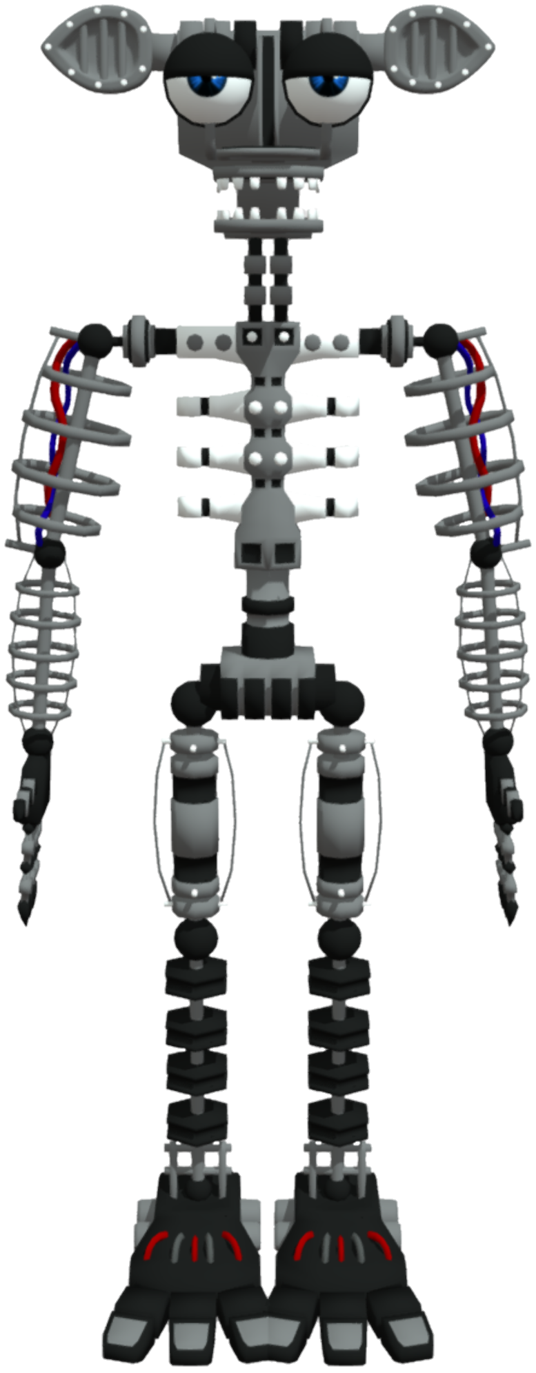 Endoskeleton Fnaf 2 SFM FNAF PNG by EpicBR2 on DeviantArt