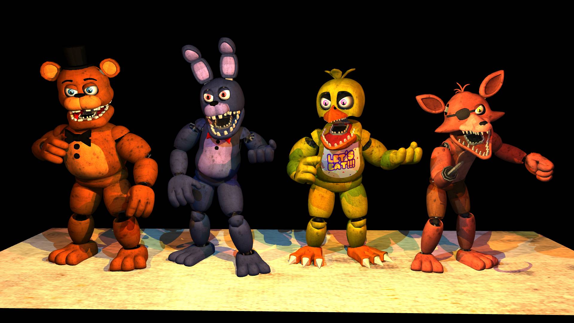 (P3D/Fnaf) Unwithered Animatronics by EpicBR2 on DeviantArt