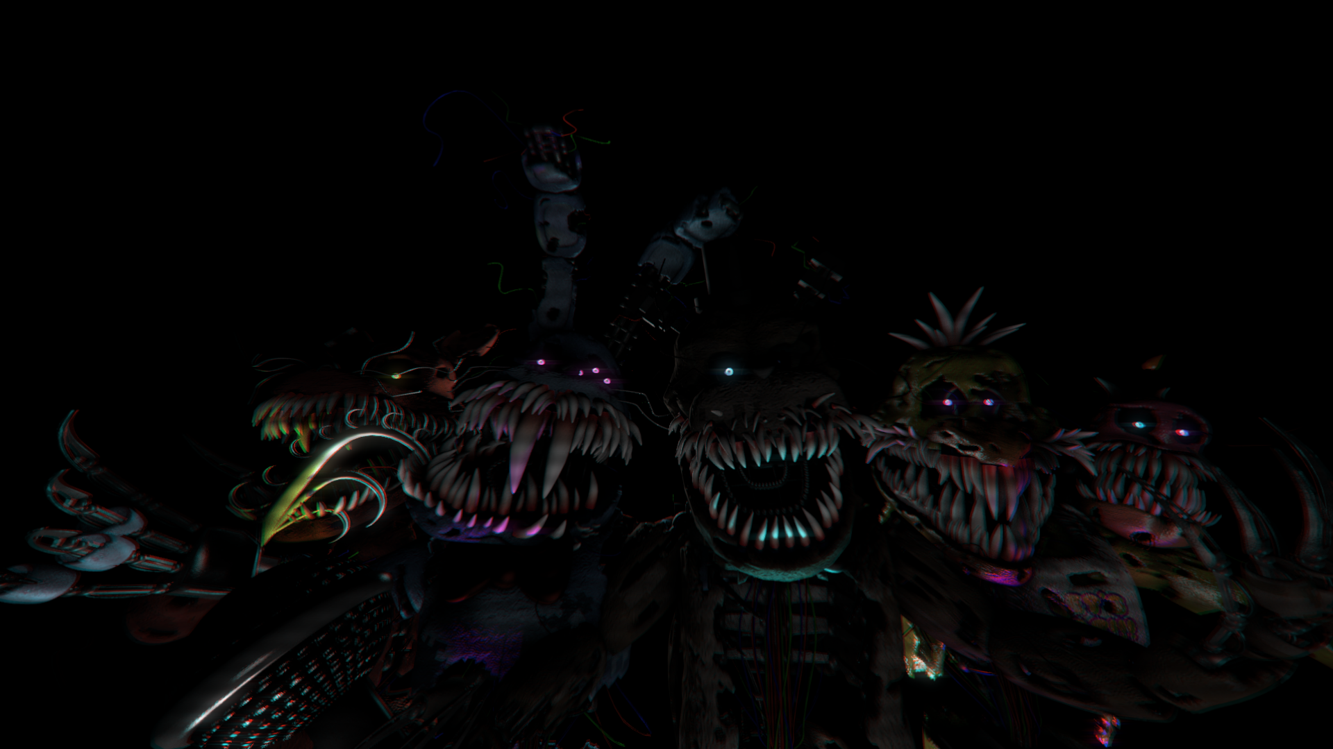 Distorted Fnaf Characters Five Night's at Freddys | Corrupted Animatronics by Hypergo on DeviantArt