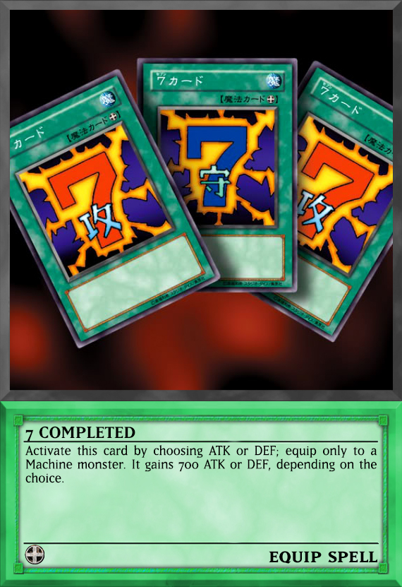 7 completed yugioh card Orbital - Yu-Gi-Oh! Database YuGiOh! Card 7 COMPLETED -