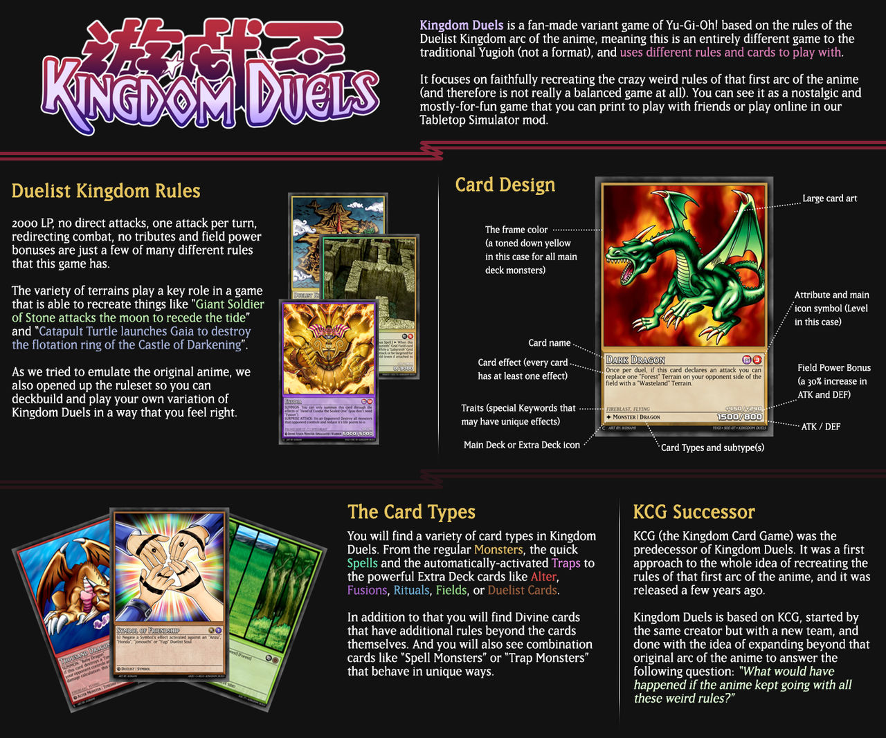 duelist kingdom yugioh card Yugioh Duelist Kingdom + Glory of the Kings Hand + Set Sail for the Kingdom NM