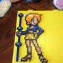 One Piece Nami Perler Bead Sprite