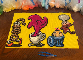 Earthbound Perler bead, Bubble monkey Perler bead