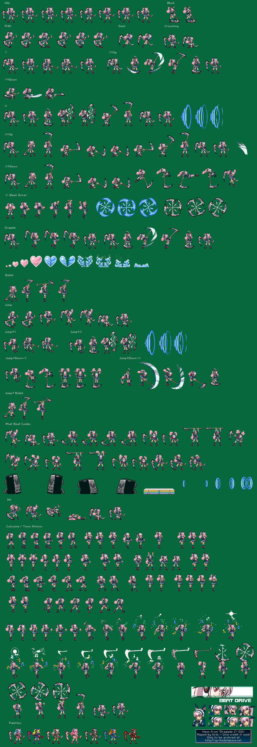 Neon Sprites Neon Sprites Sheet by neomar654 on DeviantArt