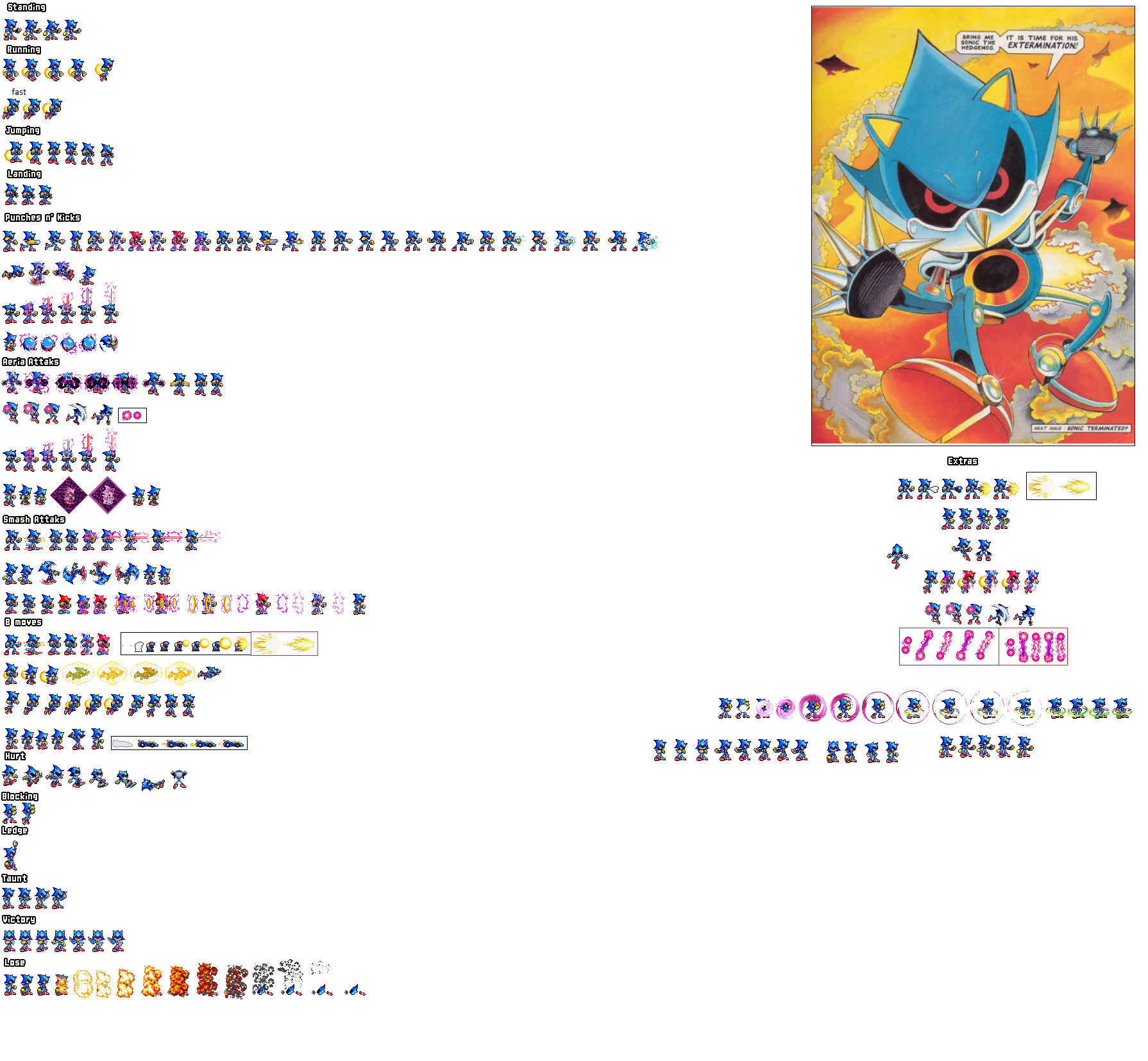 Whacker boss (Metal Sonic Rebooted) sprite sheet by LoraTWolf46 on  DeviantArt