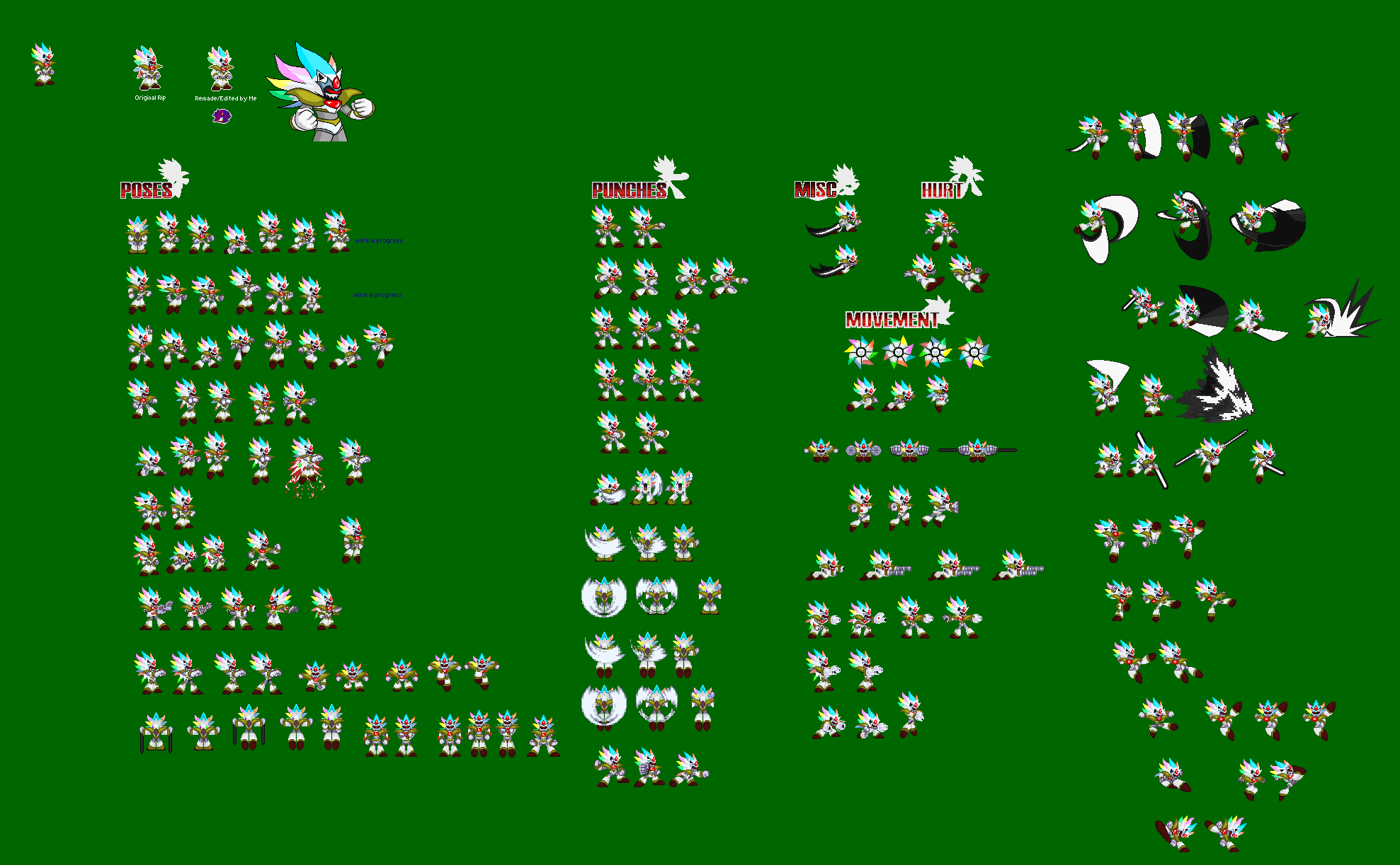 MASTERDRIX SPRITE SHEET by neomar654 on DeviantArt