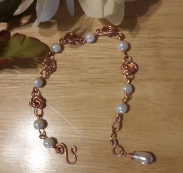 Copper Rose Bracelet