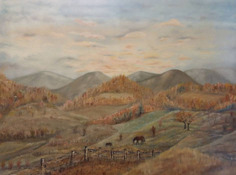 Max Meadows Virginia Oil Painting