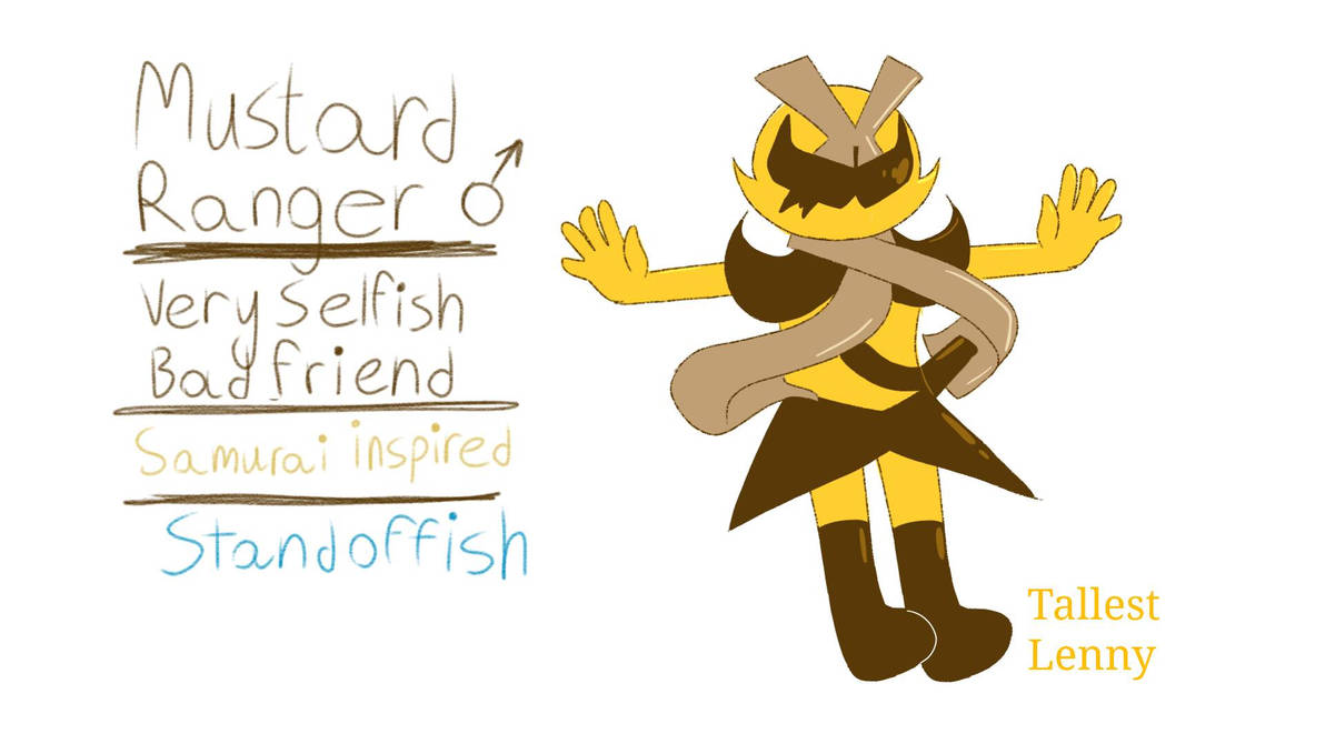 Mustard Ranger (2020) by TheTallestLenny on DeviantArt