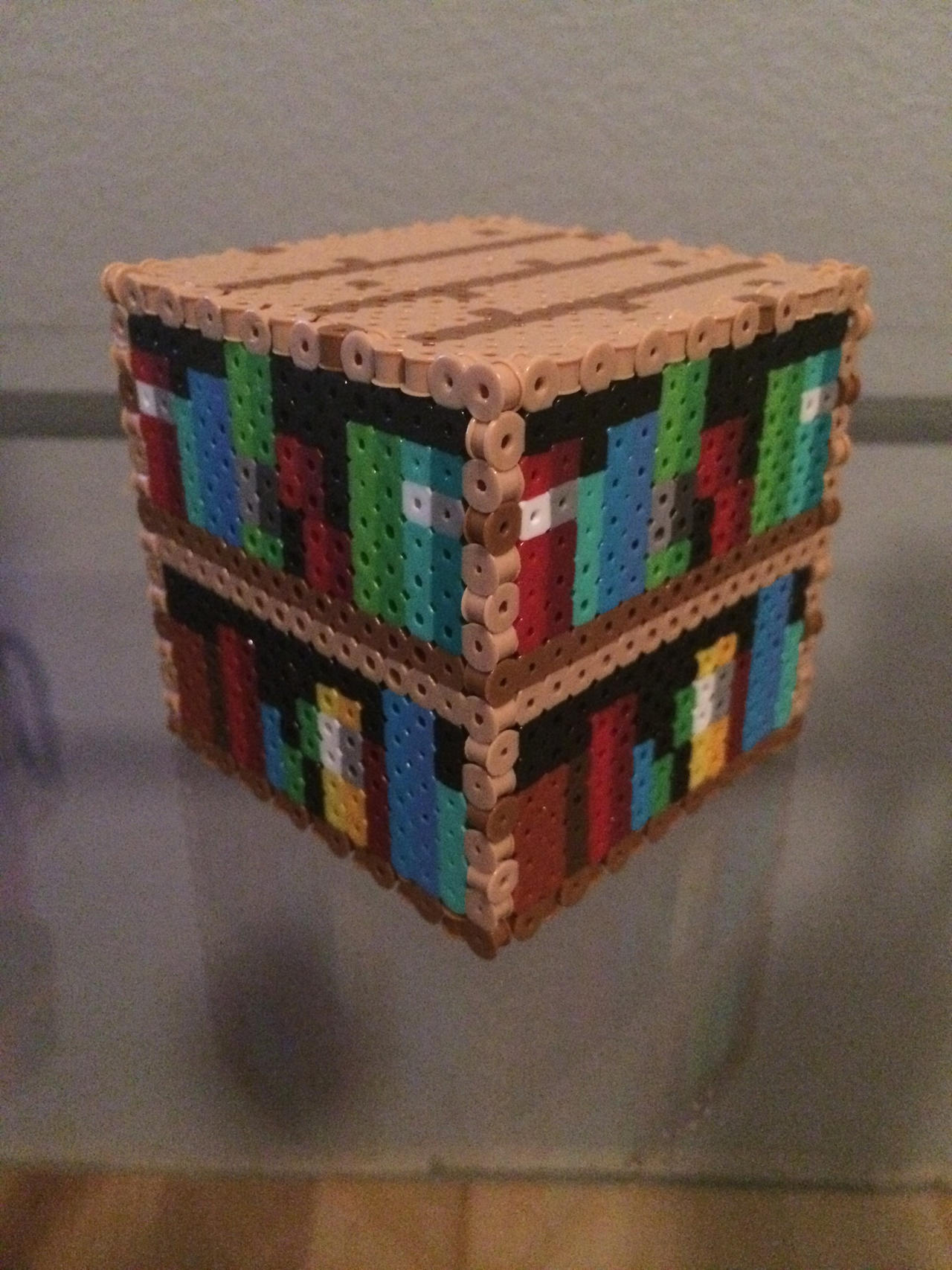 Minecraft Bookshelf Perler By Ebeta2 On Deviantart