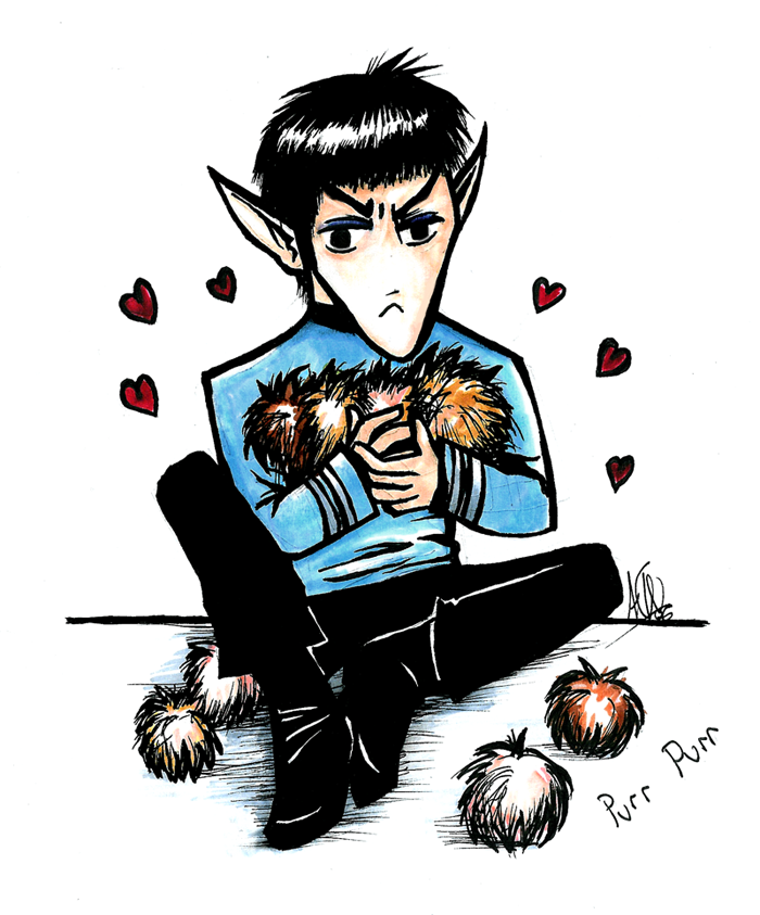 Spock and Tribbles