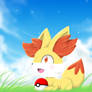 Having fun with Fennekin