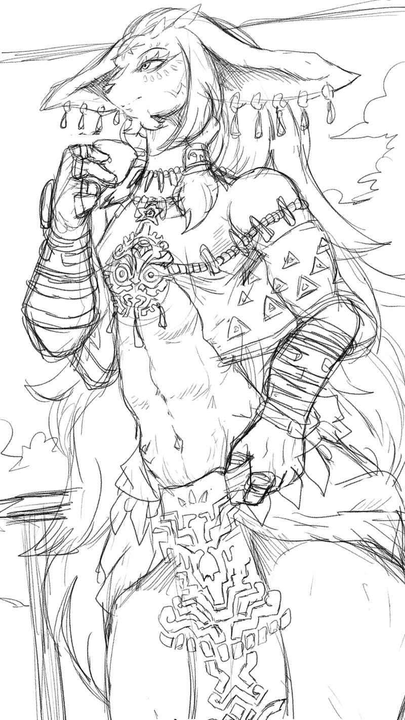 Sketch 91 - King Rauru by Winick-Lim on DeviantArt