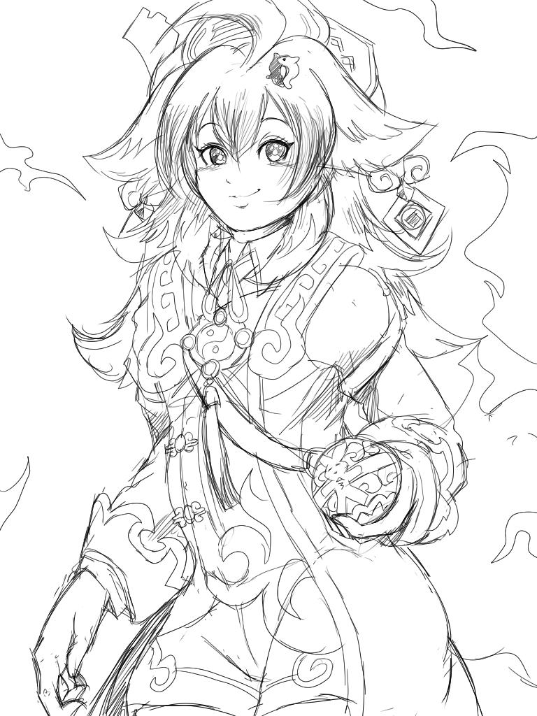 Sketch 141 Huohuo by WinickLim on DeviantArt