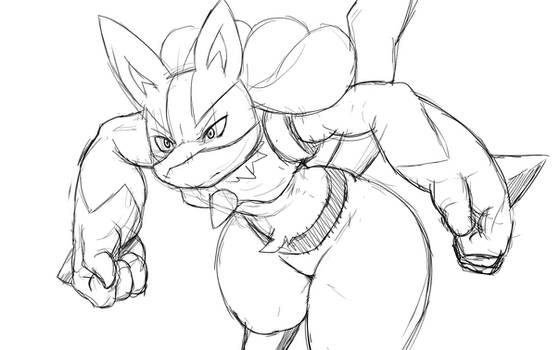 Sketch 178 - Lucario