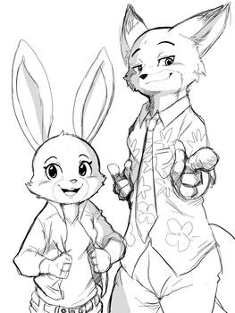 Sketch 468 - Judy and Nick
