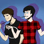 Dan and Phil eat pocky! 3/4