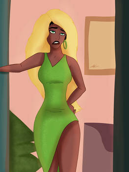 Esmeralda as Miss Wobakoff