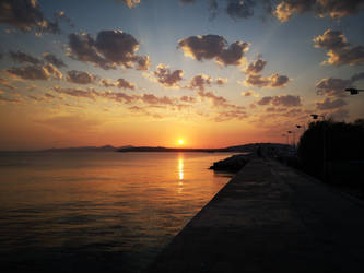 Sunset over Athens