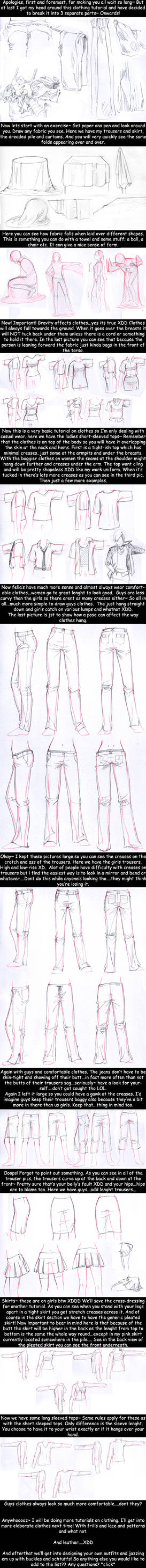 Tutorial: Clothes and Folds by kitten-chan