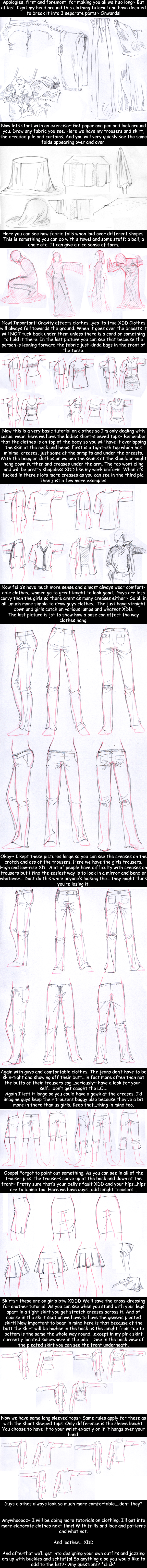 Tutorial: Clothes and Folds by kitten-chan