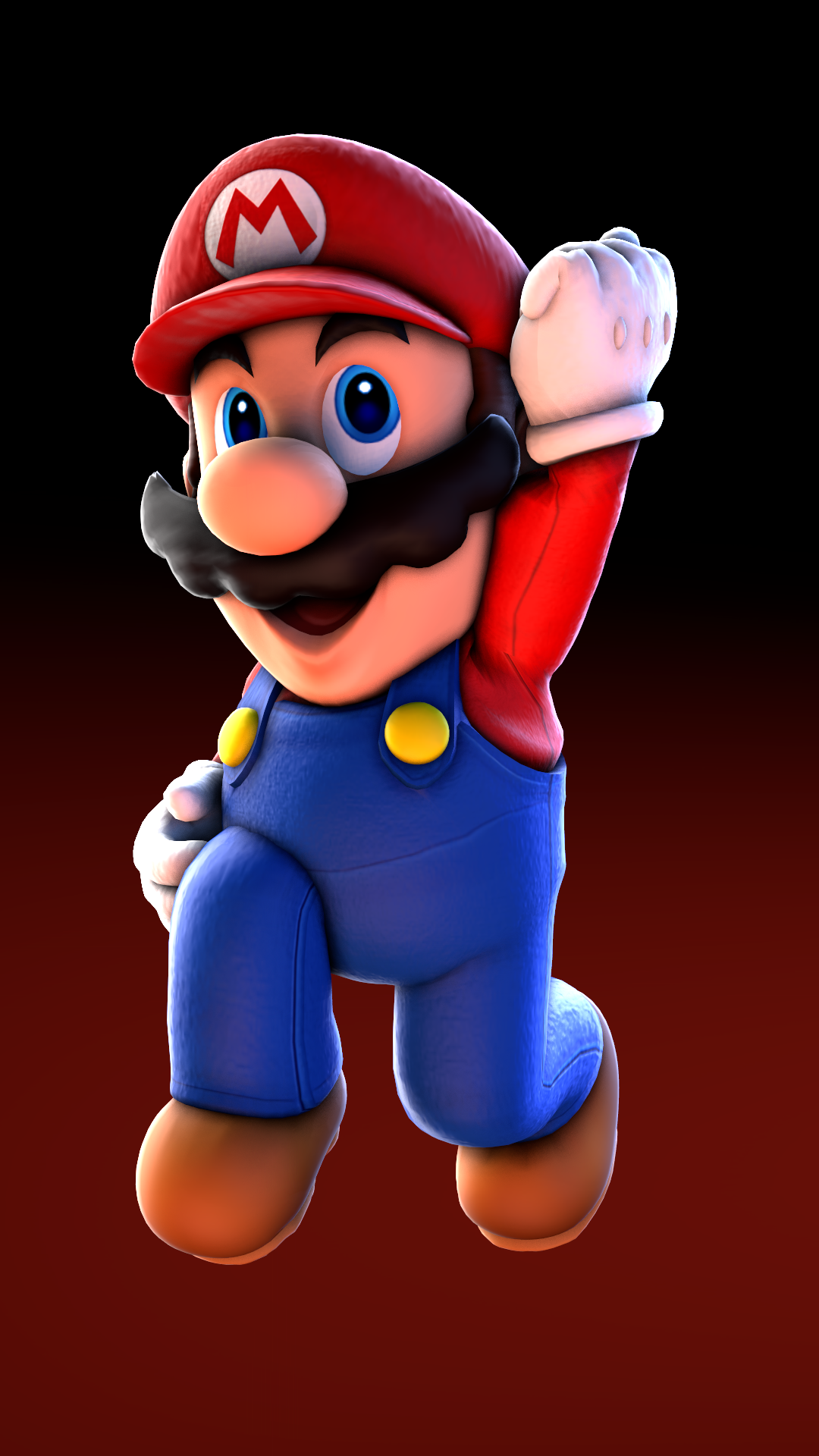 Mario Back Render Mario Render HD by EdwarPlay on DeviantArt