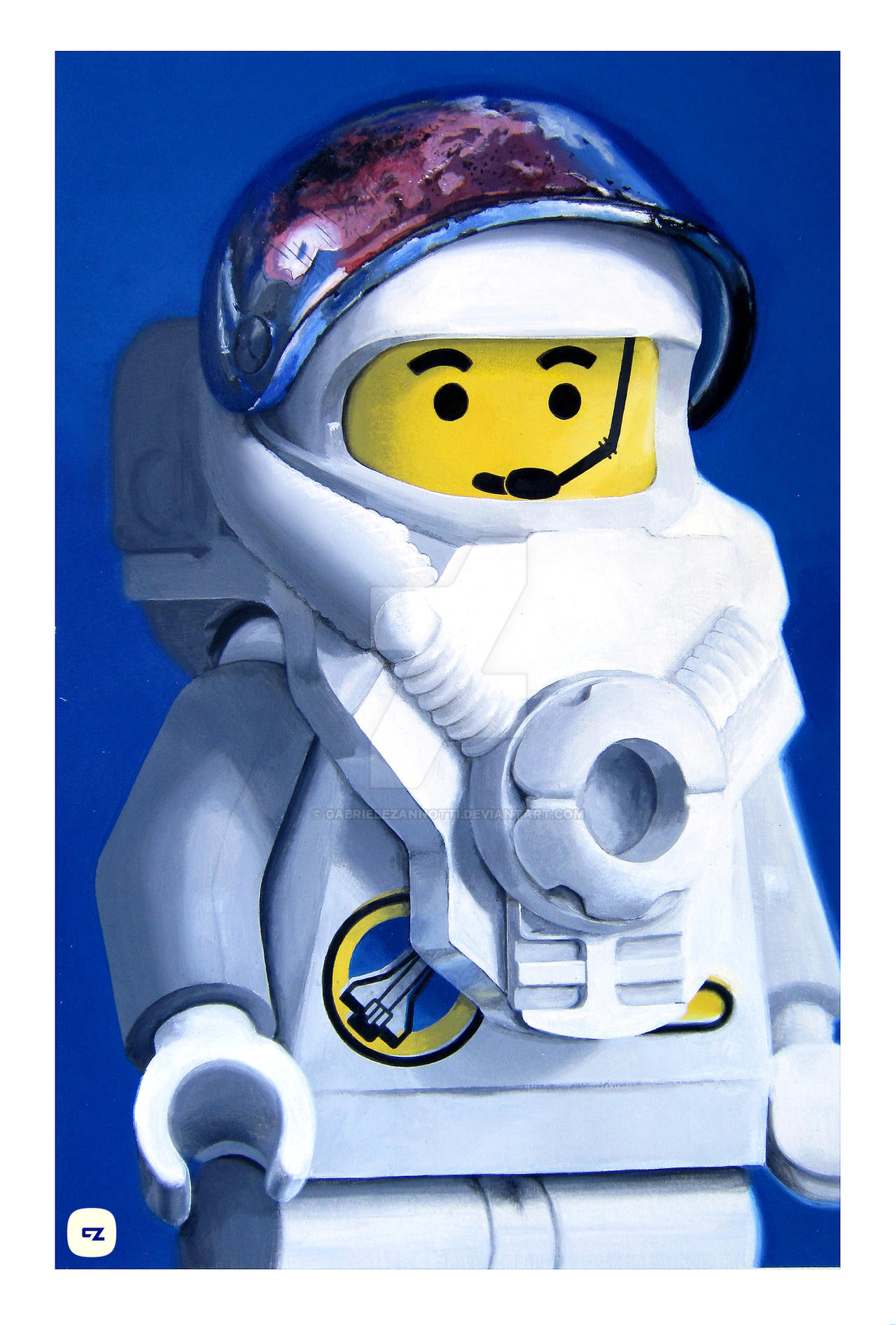 Lego Astronaut - 1999 (2014) by gabrielezannotti on DeviantArt
