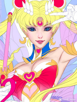 Super Sailor Moon - Line Art