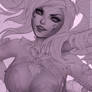 Harley Quinn - Line Art