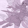 Heartchaser IRIS - Line Art