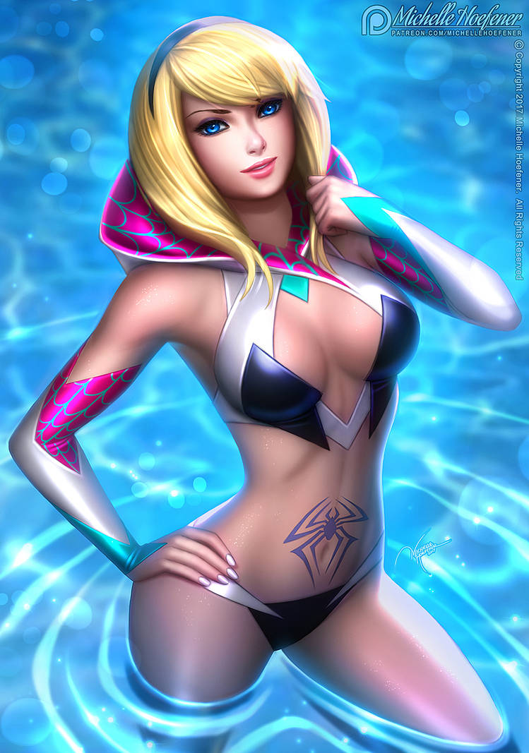 Spider Gwen Swimsuit by MichelleHoefener