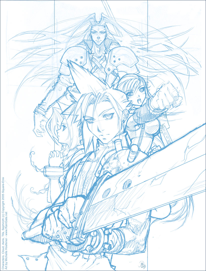 Final Fantasy VII - Sketch