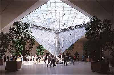 Underside Of The Louvre, Paris