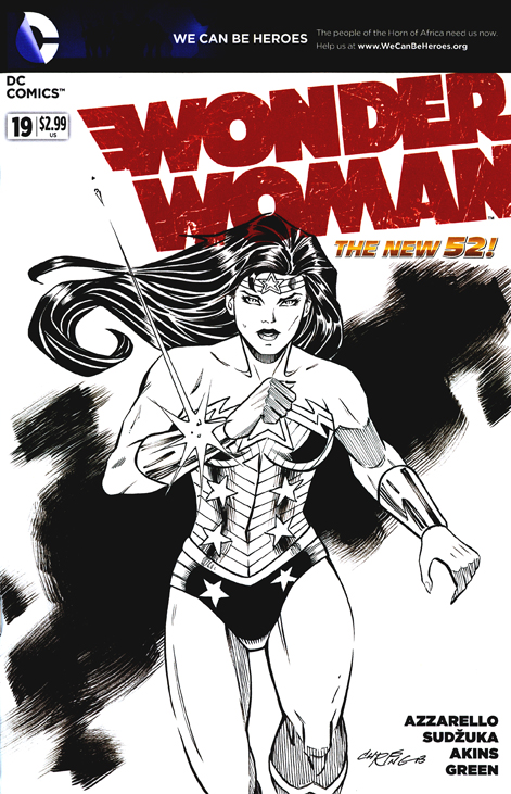 Wonder Woman Sketch Cover