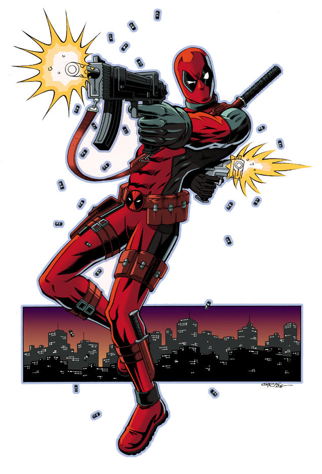 Deadpool Colored by 93Cobra on DeviantArt