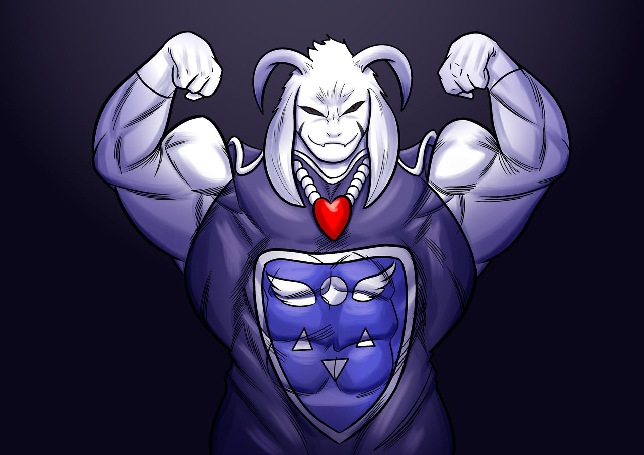 Buff Asriel Dremurr by TrollXD6 on DeviantArt