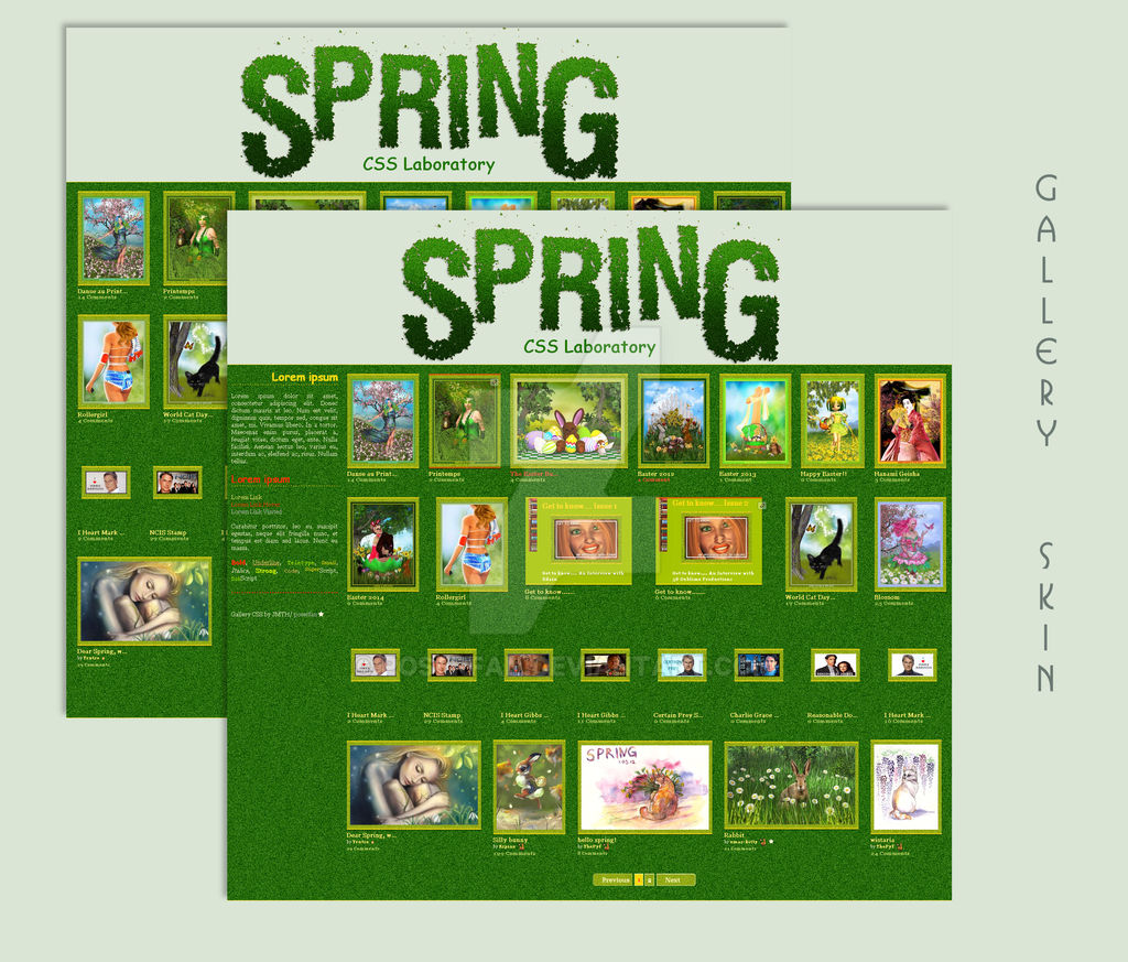 Seasons Spring Gallery CSS Vol.1.5