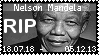 R.I.P. Nelson Mandela Stamp by poserfan