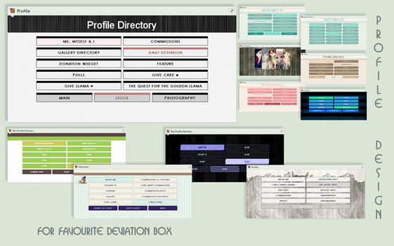 Profile Directory Layout/Com