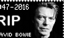 R.I.P. David Bowie Stamp